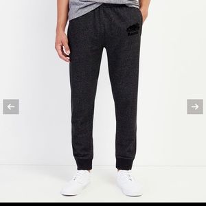 Men’s Roots Sweat Pants- Black Pepper/Medium
